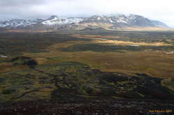 Go to the top of Ytri Rauðamelur, and look south east, and you can see the hotpot  (Can you?)