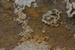 Sulfur crystals at Viti