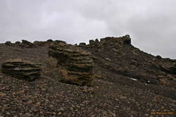 Eroded rocks on Sandfell
