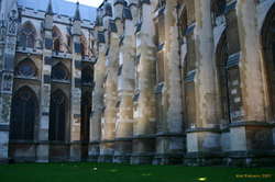 Cool walls of Westminster Abbey