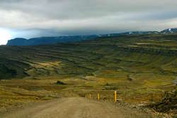 Coming down the Öxi road into Berufjörður
