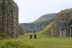 Viðar and Eva at Dverghamrar
