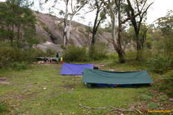 Our pleasant campsite

