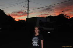 Helen at sunset