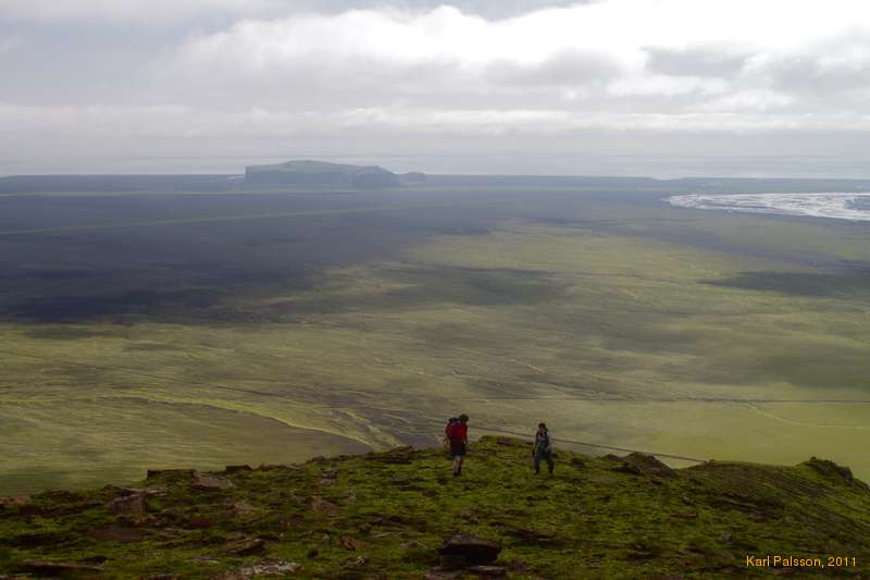 Looking south towards Hjörleifshöfði
