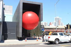 The mysterious big red ball