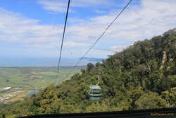 Coming down the skyrail back to Cairns